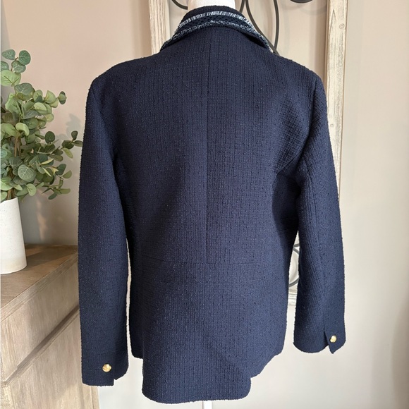 Talbots Navy Blazer with Gold Buttons - Picture 5 of 9
